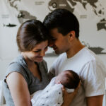 Parents Holding Newborn Baby